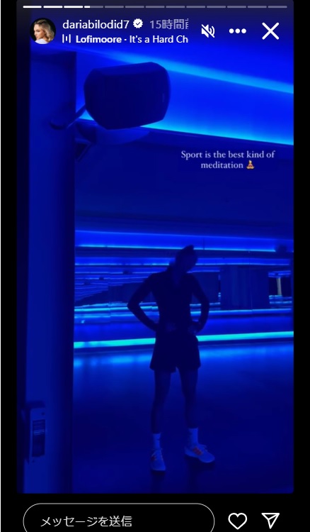 ダリア・ビロディドのインスタグラムから