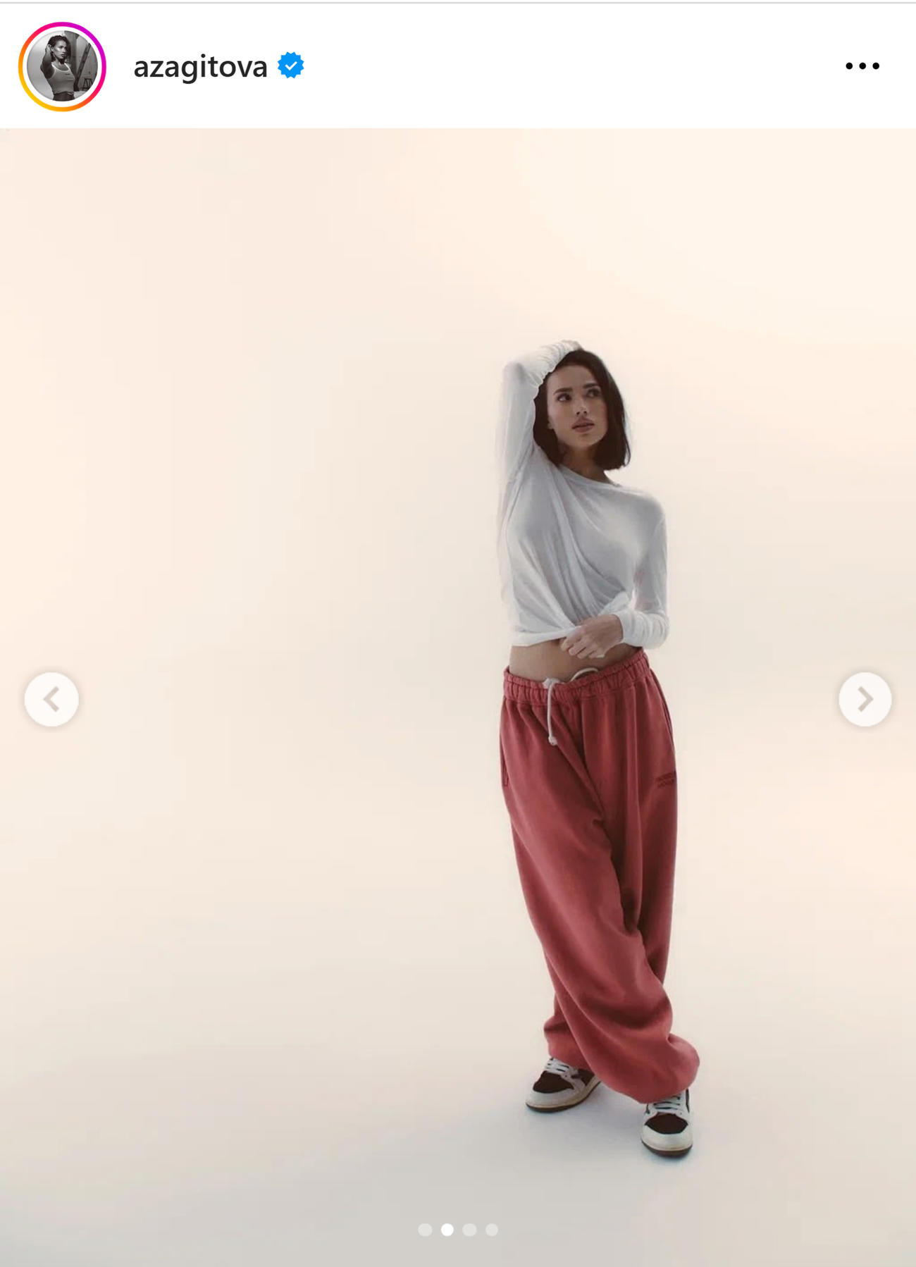 ザギトワのインスタグラムから