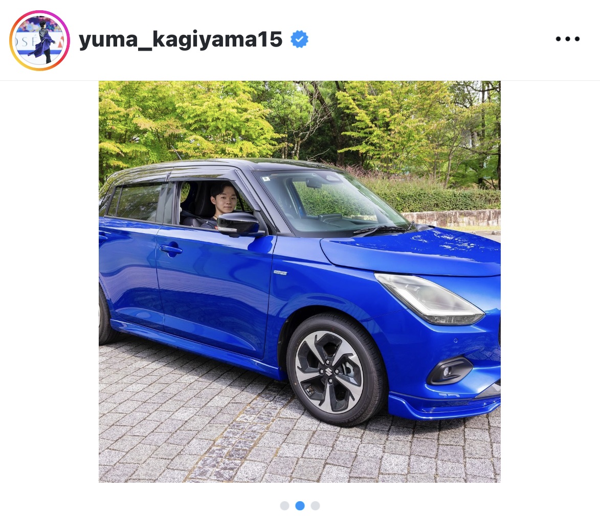 鍵山優真のインスタグラムから