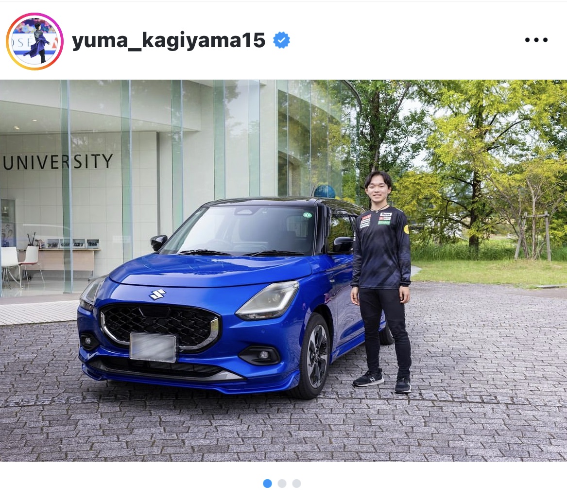 鍵山優真のインスタグラムから