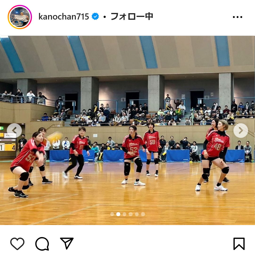 狩野舞子さんのインスタグラムから