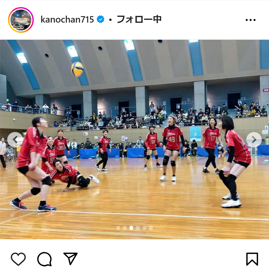 狩野舞子さんのインスタグラムから