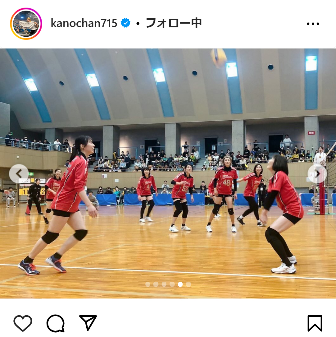 狩野舞子さんのインスタグラムから
