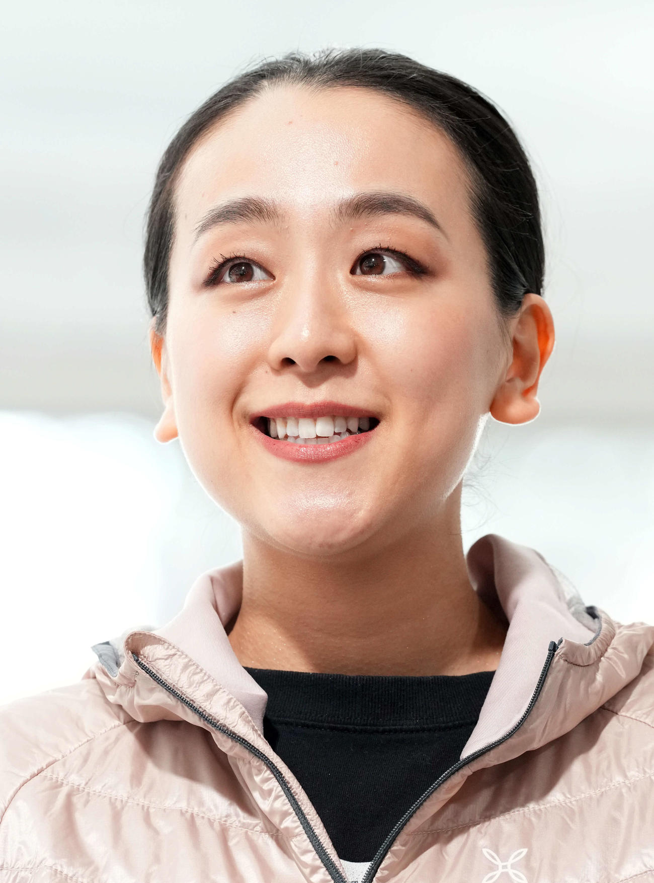 会見で心境を語る浅田さん（撮影・たえ見朱実）