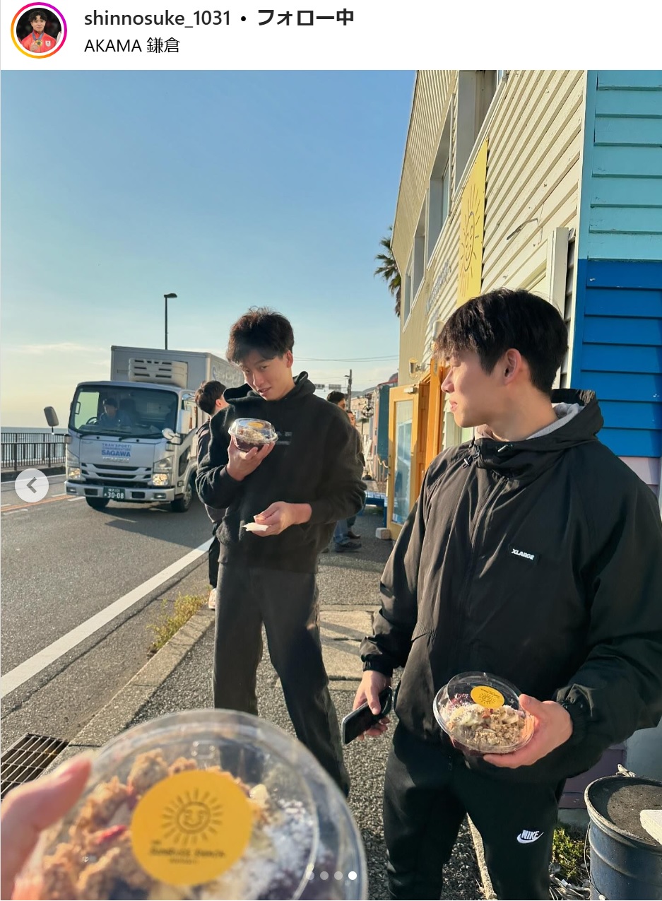 岡慎之助のインスタグラムから