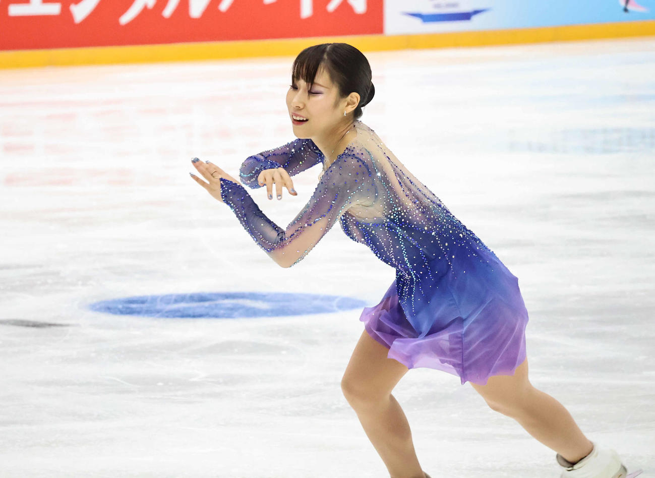 ショートプログラムに臨んだ三原舞依（撮影・竹本穂乃加）