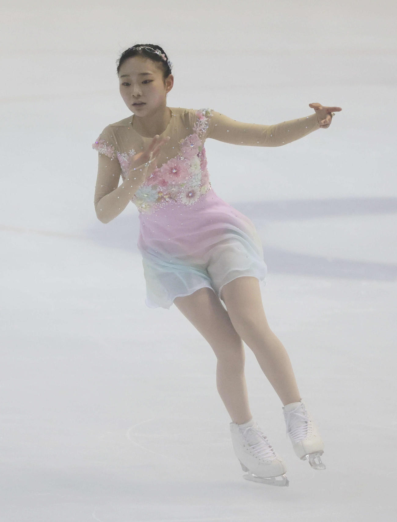 ジュニア女子ショートプログラム　和田薫子（撮影・加藤孝規）