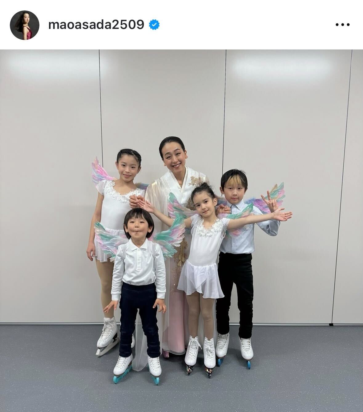 浅田真央のインスタグラムから