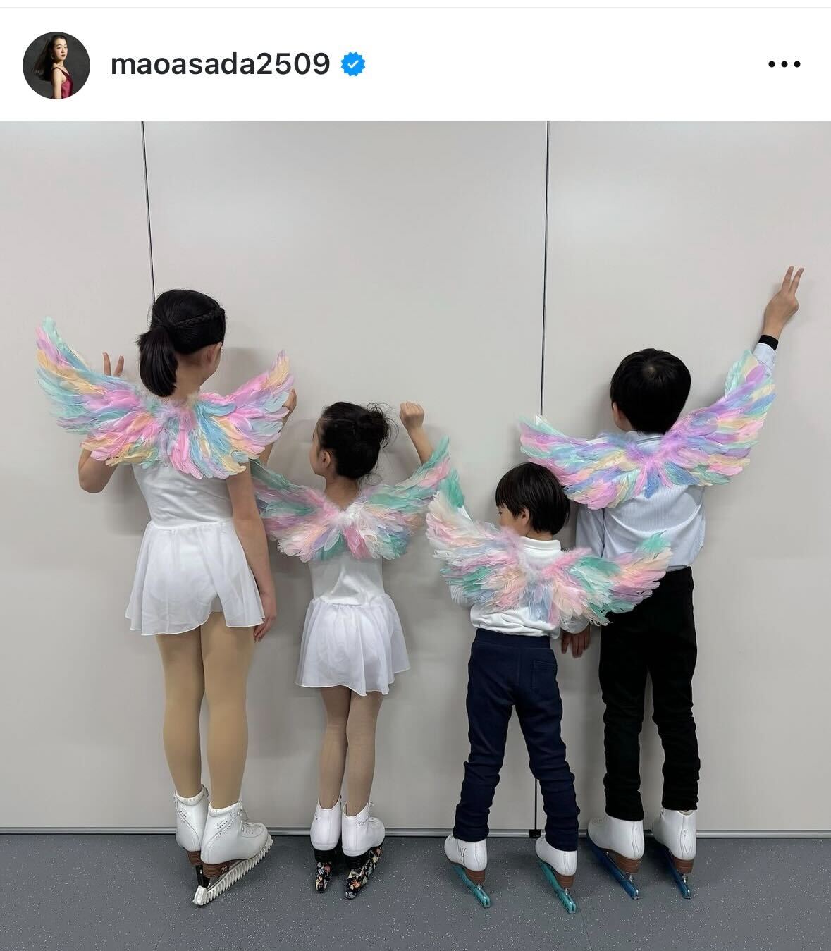 浅田真央のインスタグラムから