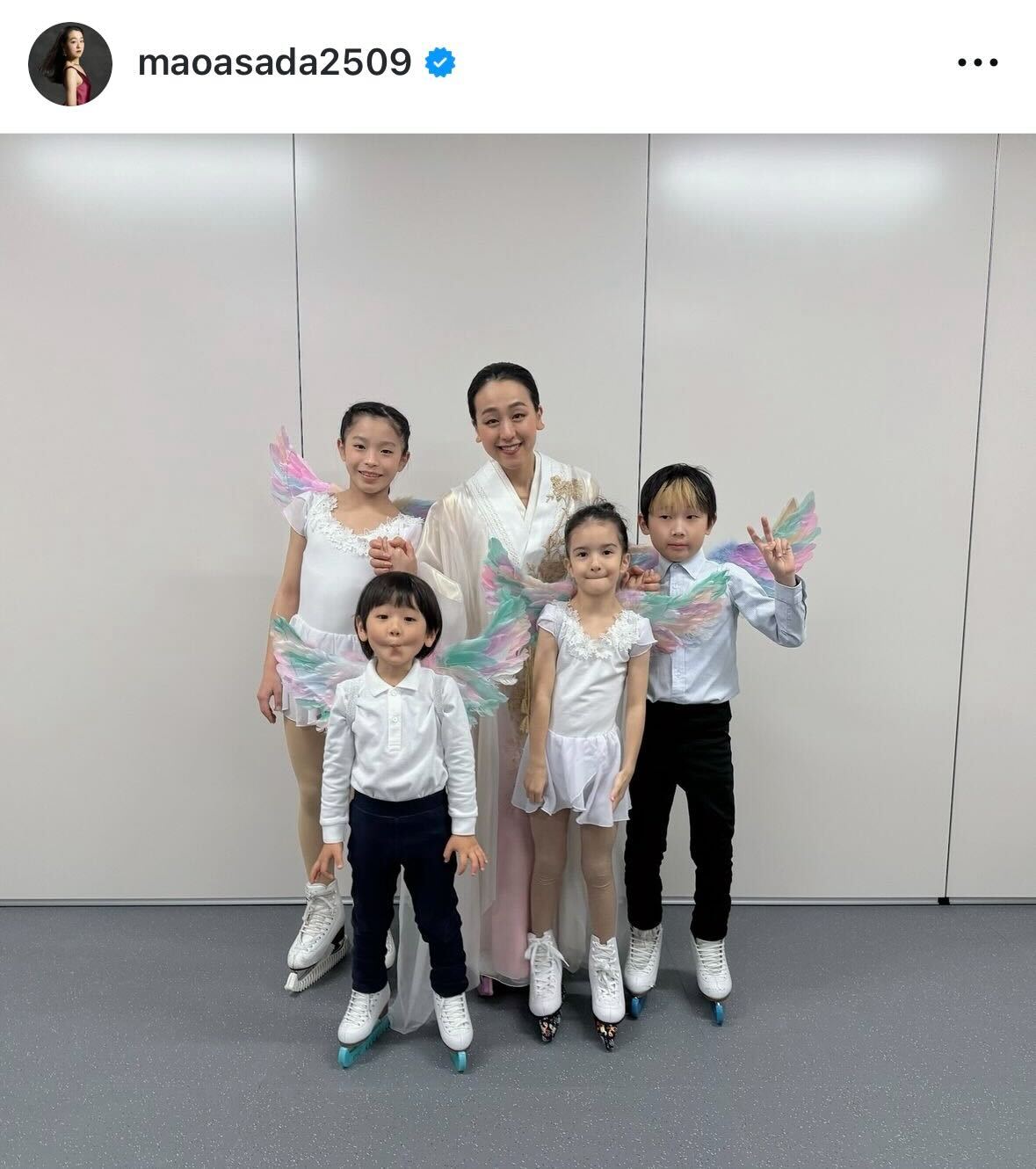 浅田真央のインスタグラムから