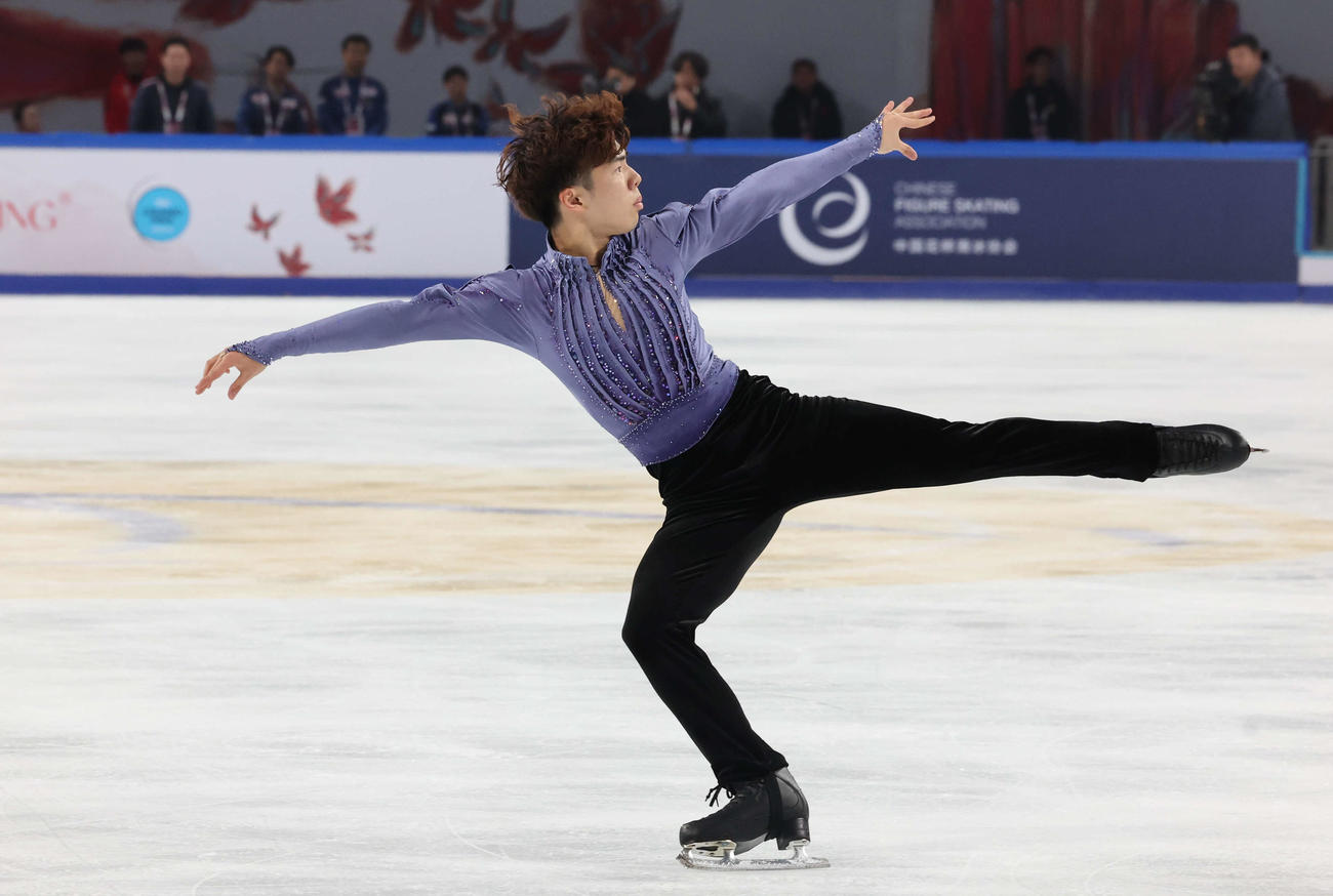 SPで首位発進した佐藤