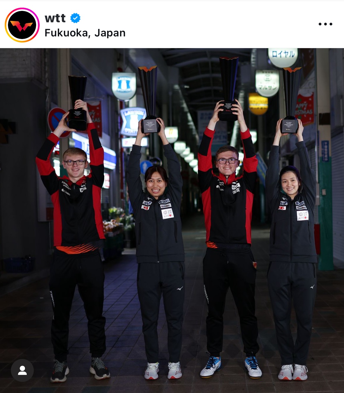 WTTのインスタグラムから