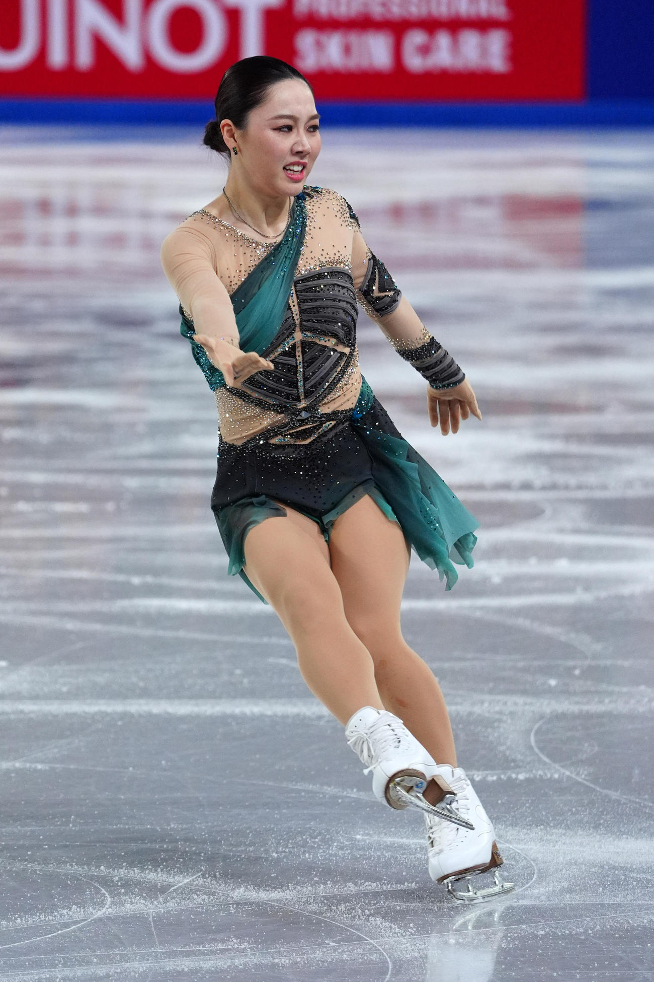 グランプリ（GP）ファイナル　女子SP　演技する樋口新葉（撮影　パオロ・ヌッチ）