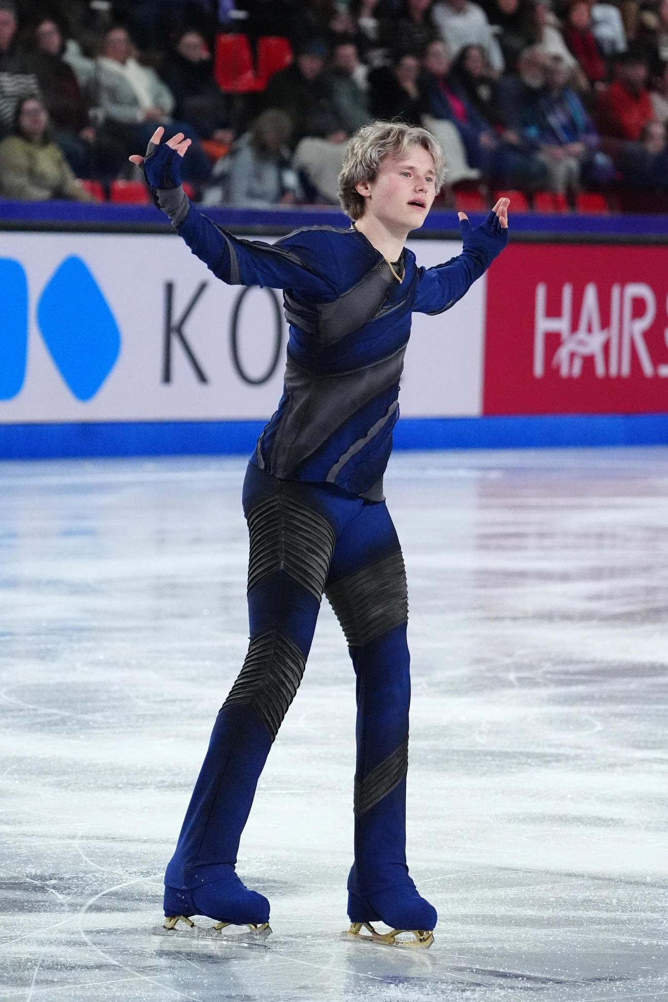 GPファイナル　男子SP　演技するイリア・マリニン（撮影　パオロ・ヌッチ）