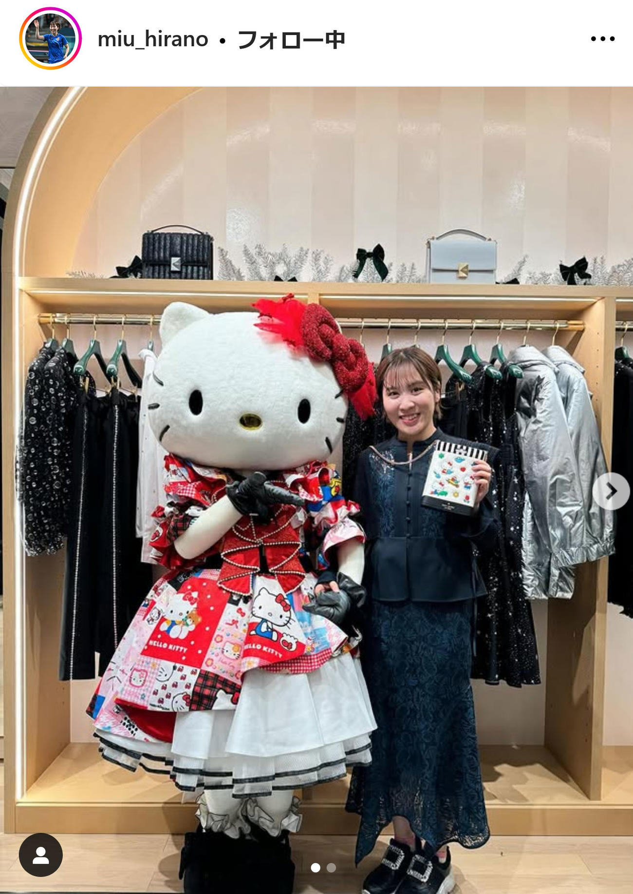 平野美宇インスタグラムから