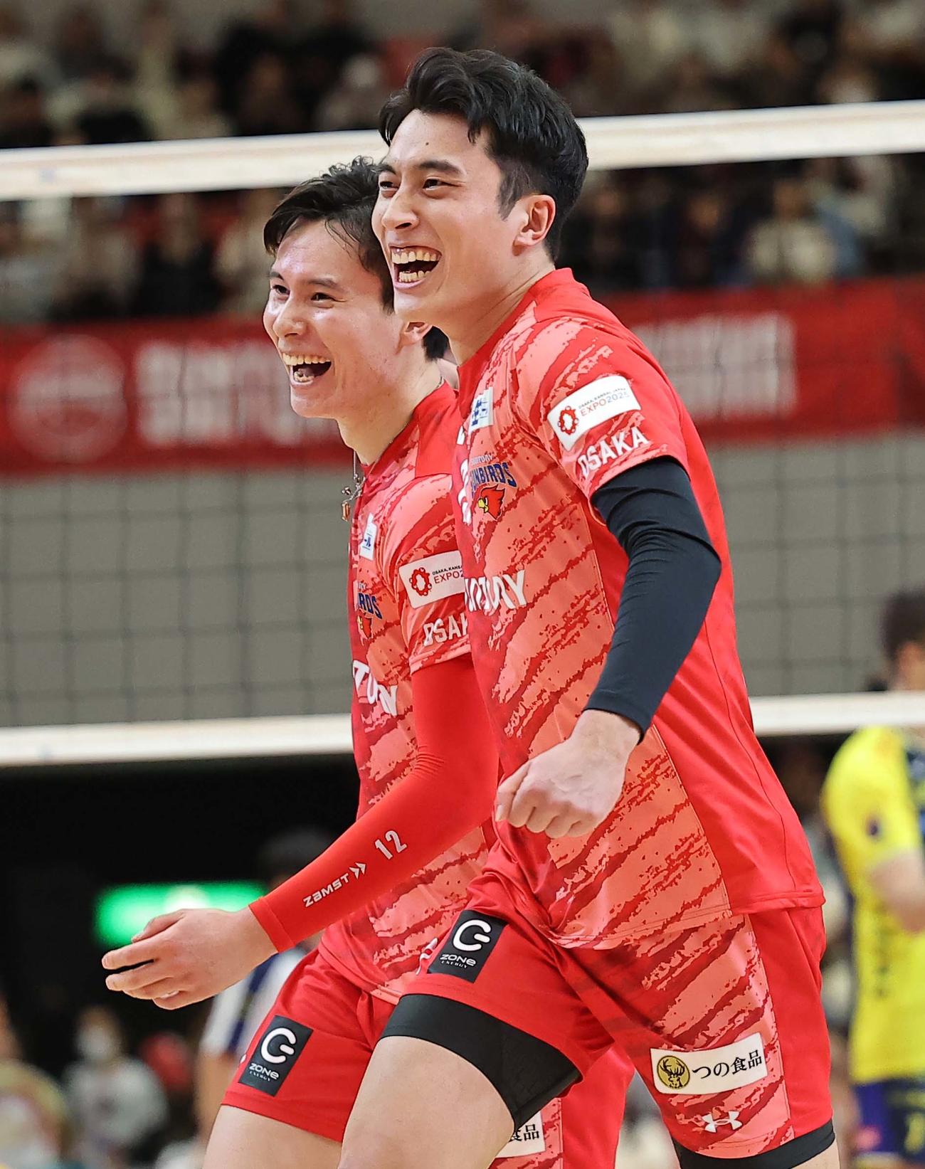 サントリー高橋藍（2024年11月29日撮影）