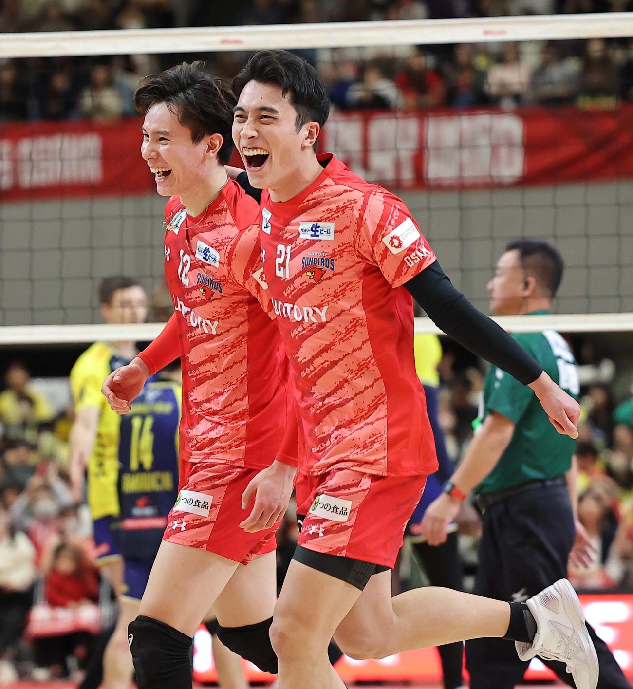 サントリー高橋藍（2024年11月29日撮影）