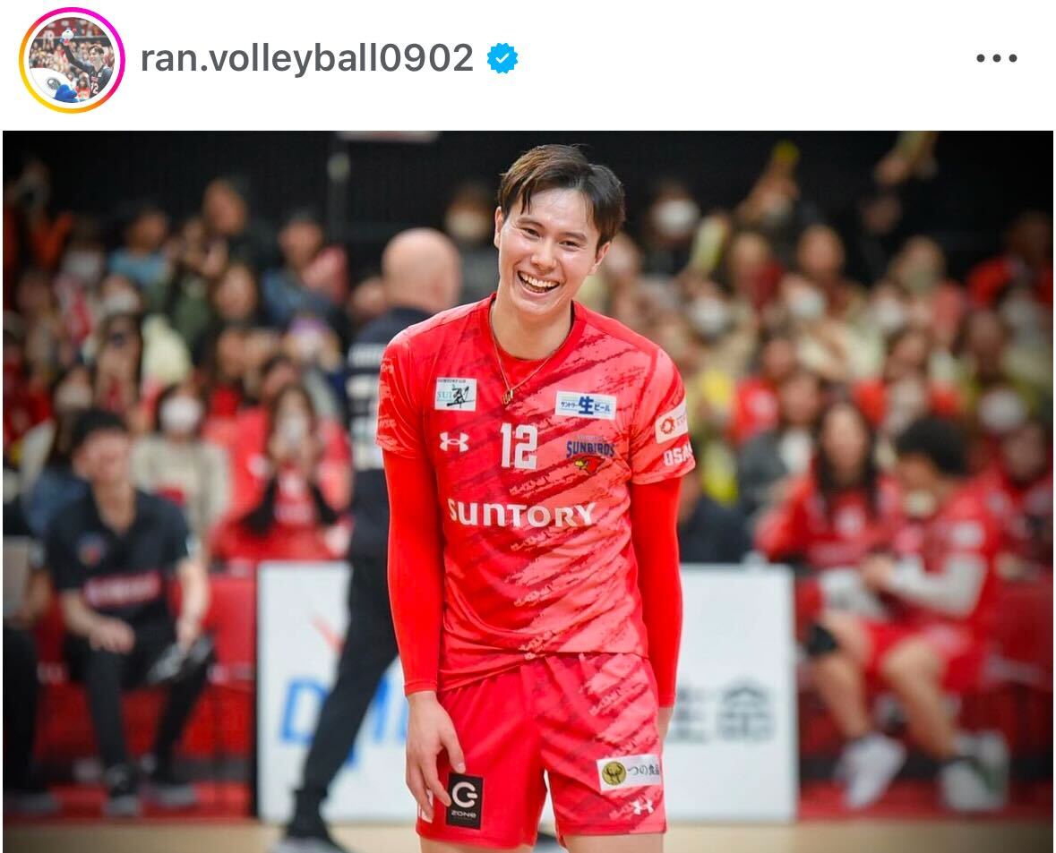 高橋藍のインスタグラムから