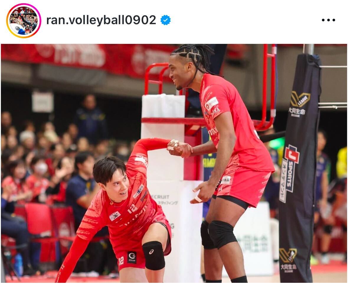 高橋藍のインスタグラムから
