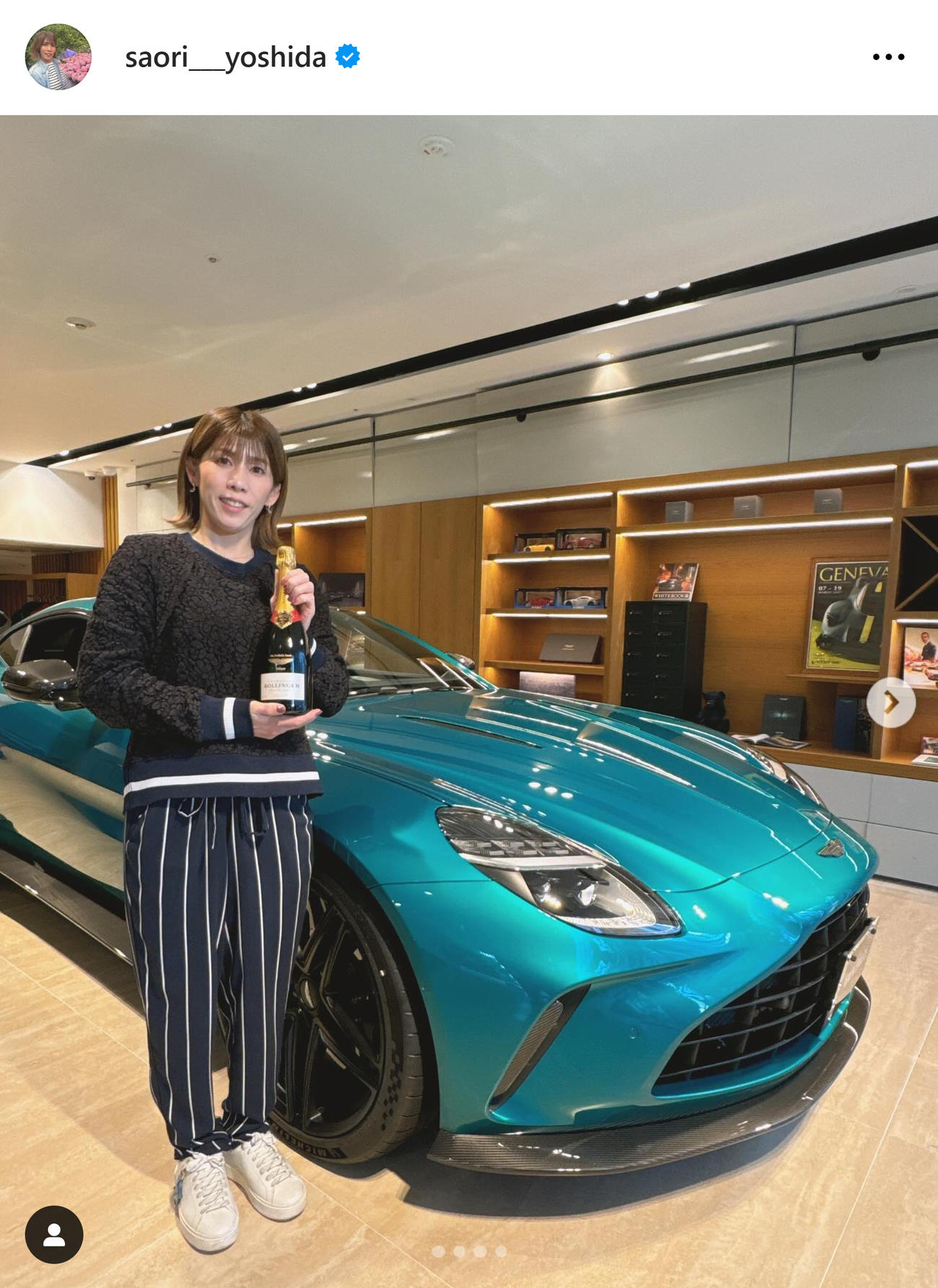 吉田沙保里さんのインスタグラムから