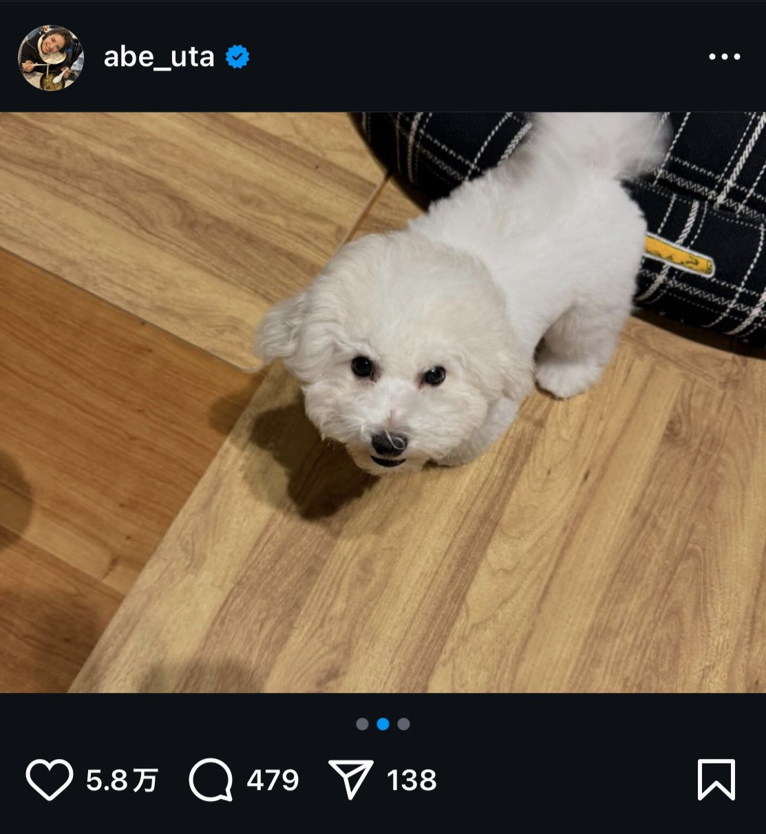 阿部詩のインスタグラムから