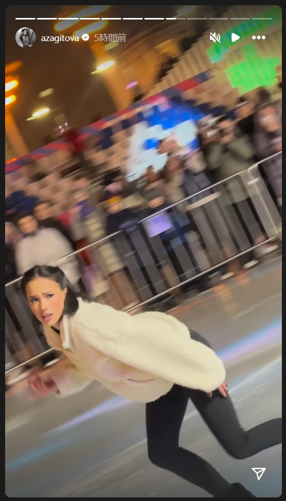 ザギトワのストーリーズから