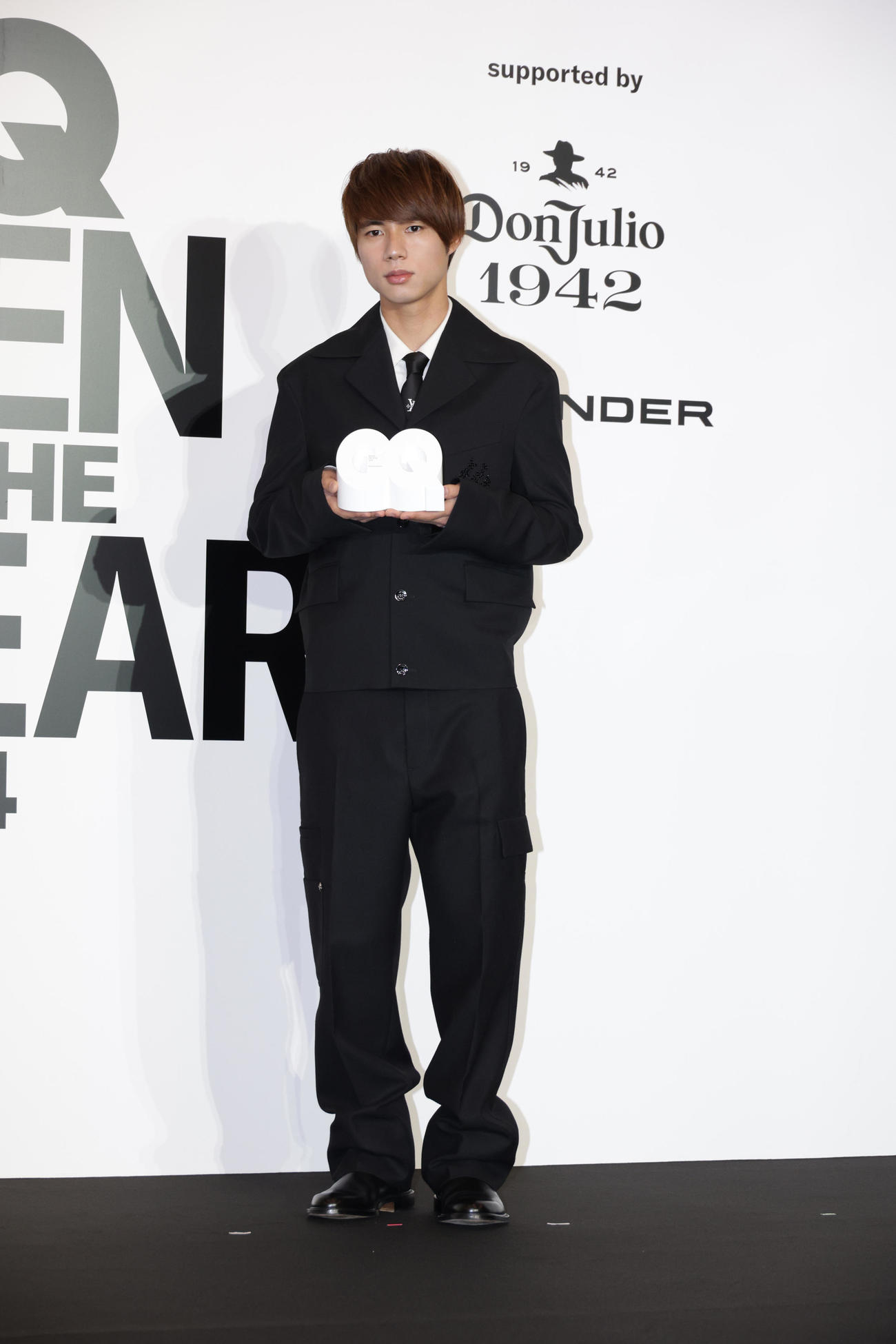 「GQ MEN OF THE YEAR 2024」ベスト・アスリート賞を受賞した堀米（撮影・中島郁夫）