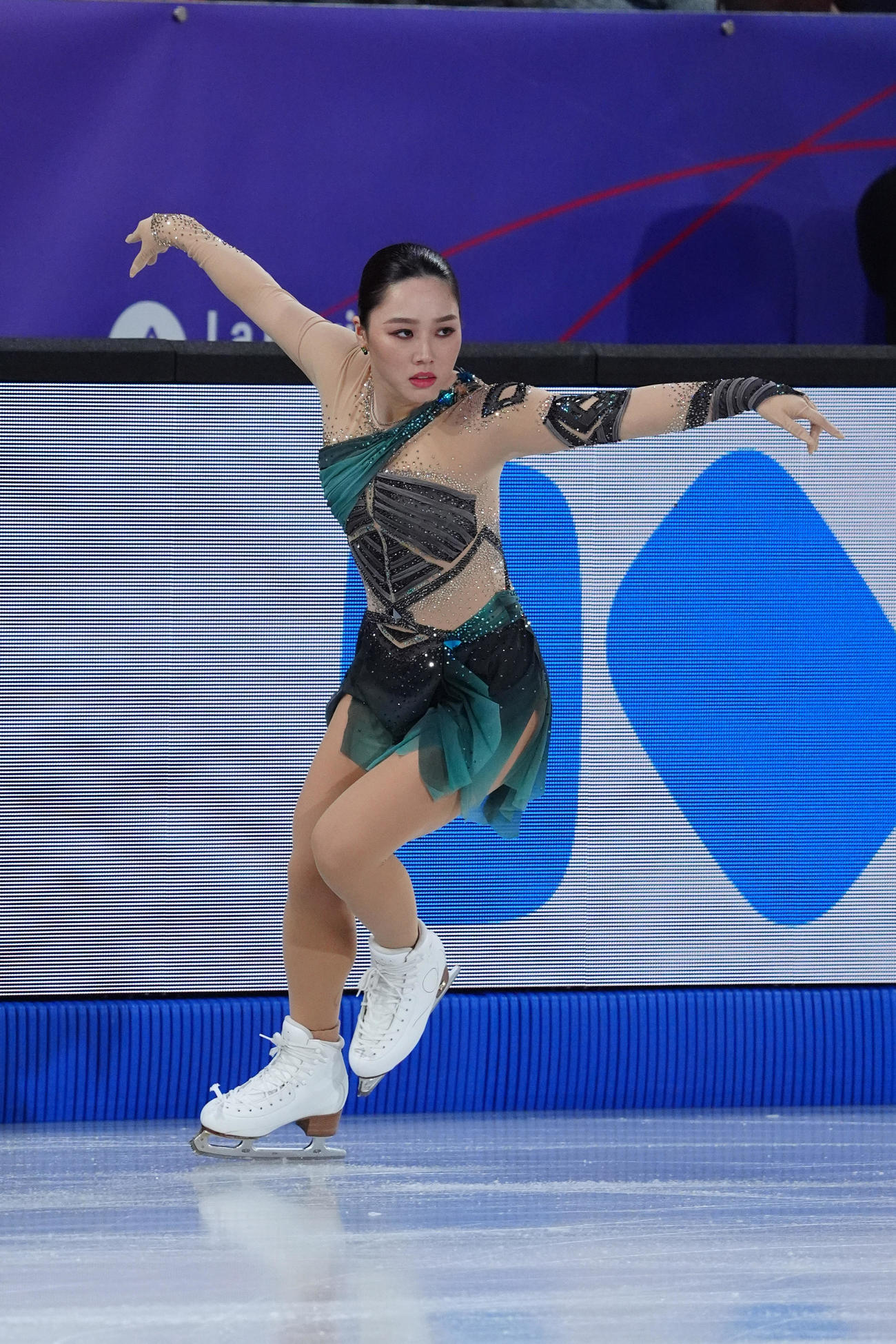グランプリ（GP）ファイナル　女子SP　演技する樋口新葉（撮影　パオロ・ヌッチ）