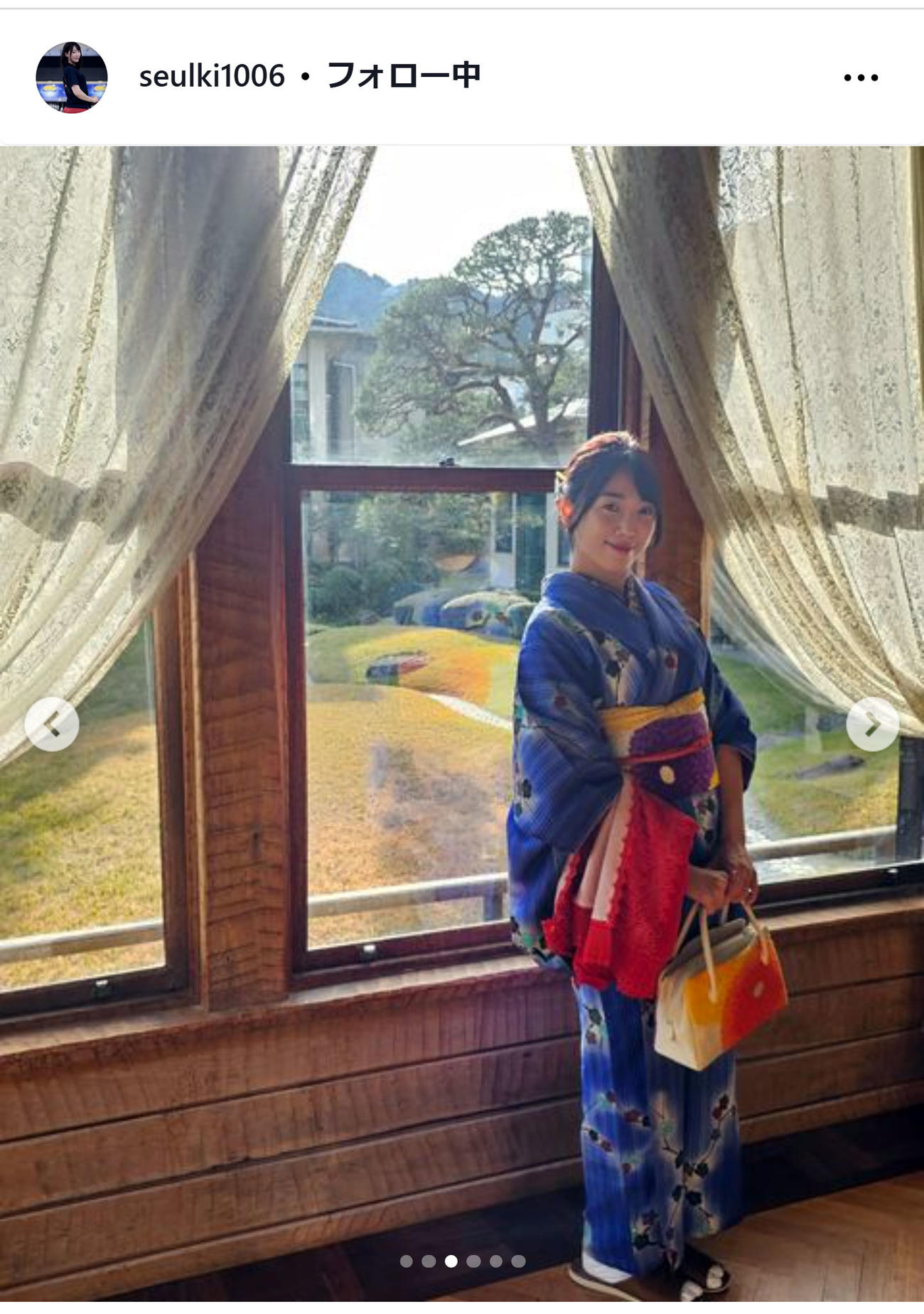 キム・スルギのインスタグラムから