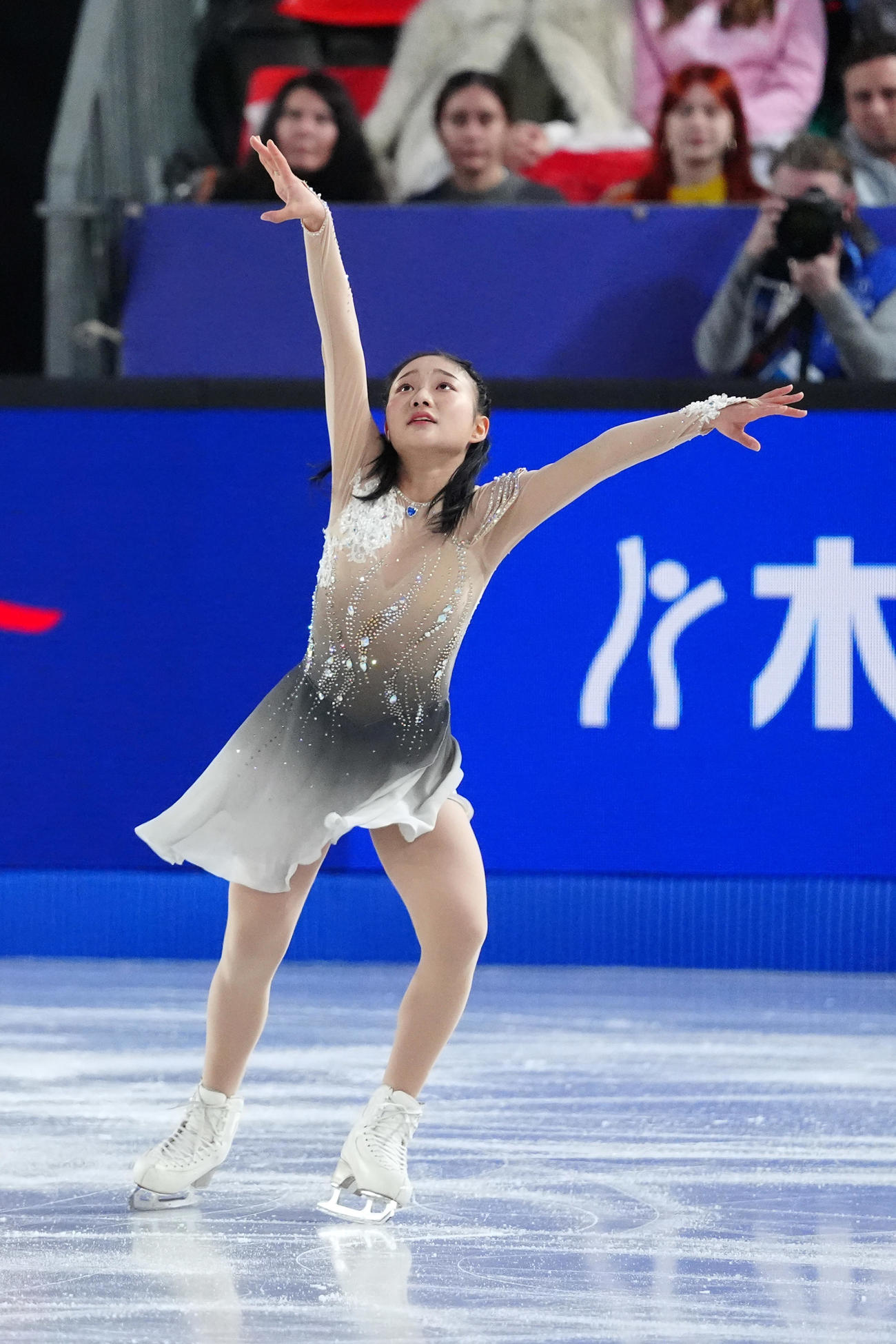 ジュニアGPファイナル　ジュニア女子フリー　演技する和田薫子（撮影　パオロ・ヌッチ）