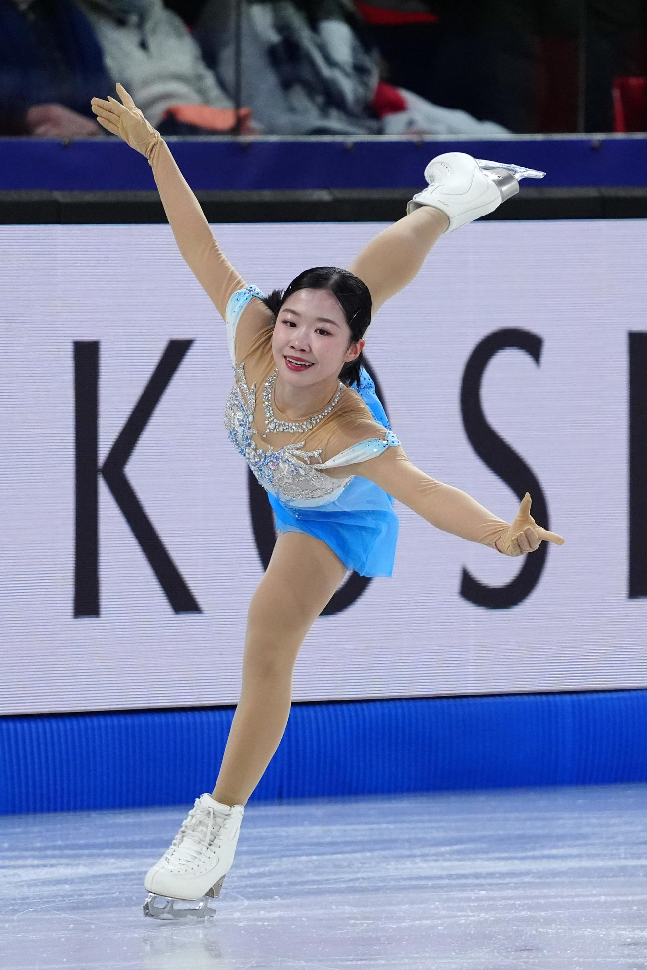 ジュニアGPファイナル　ジュニア女子フリー　演技する中井亜美（撮影　パオロ・ヌッチ）