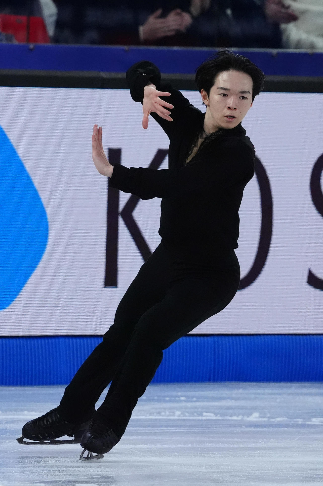 GPファイナル　男子フリー　演技する鍵山優真（撮影　パオロ・ヌッチ）