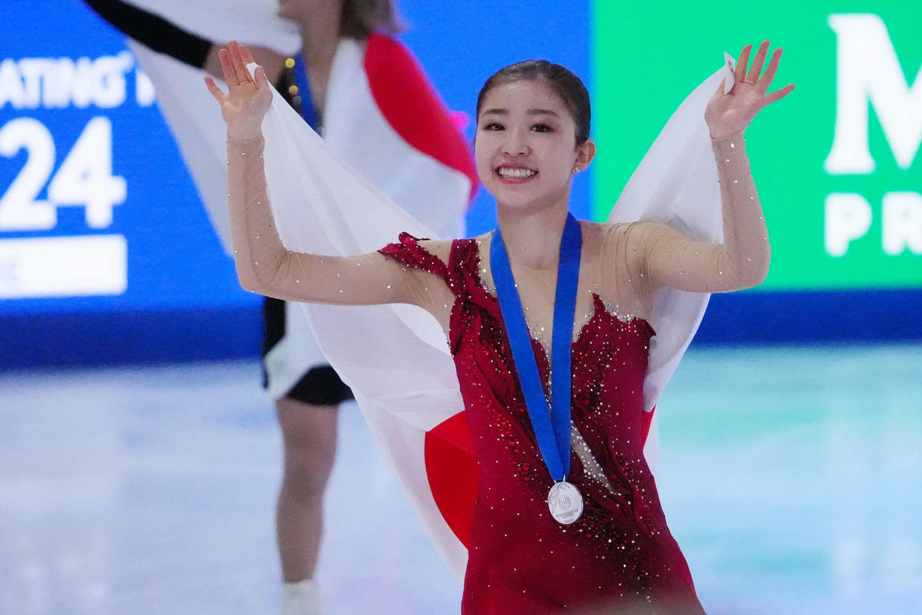 女子2位の千葉（撮影・パオロ　ヌッチ）
