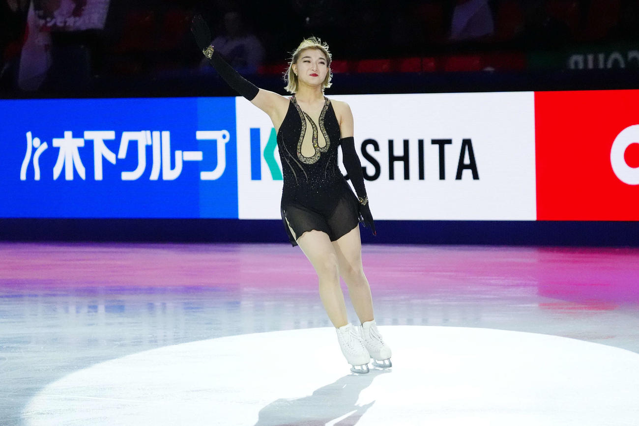 女子3位の坂本（撮影・パオロ　ヌッチ）