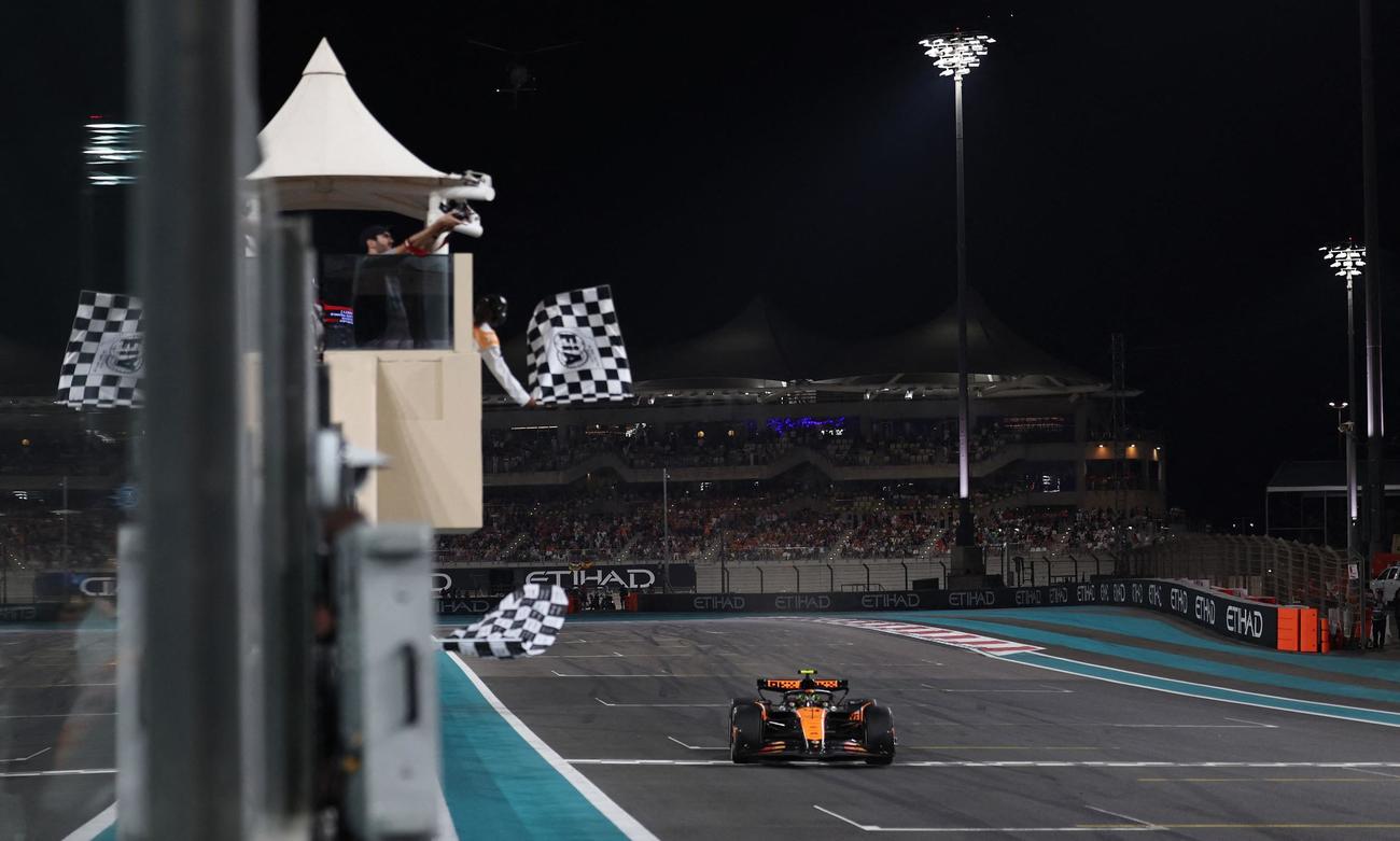 今季4勝目を飾ったマクラーレンのランド・ノリス（ロイター）