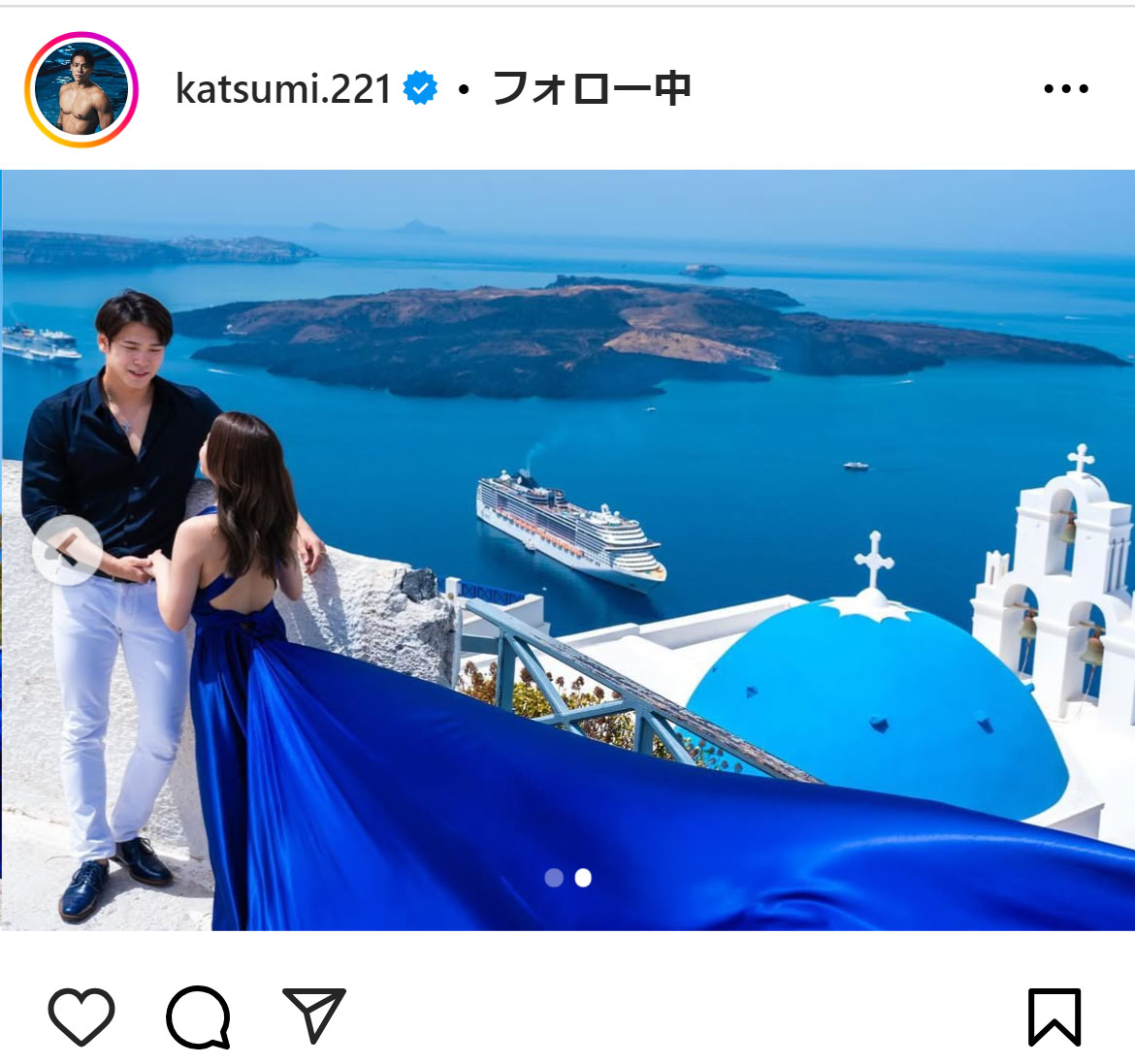 中村克のインスタグラムから