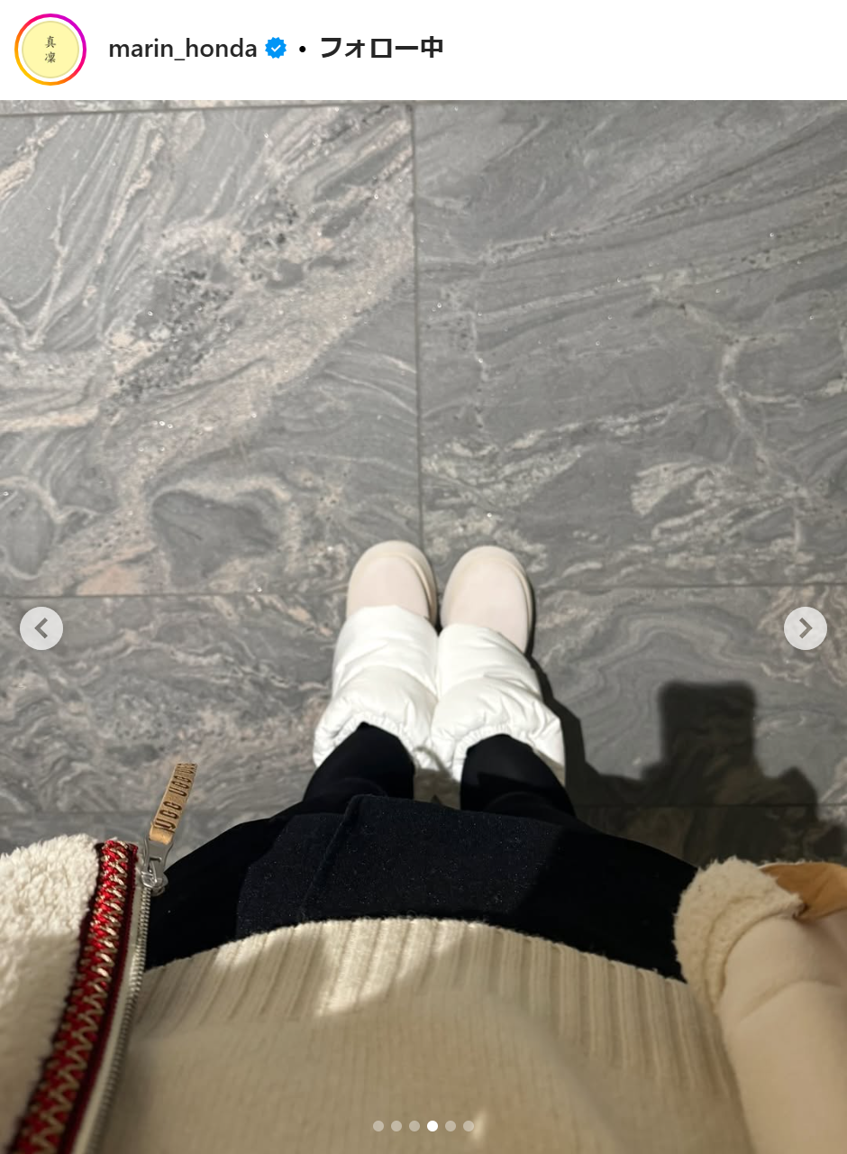 本田真凜のインスタグラムから