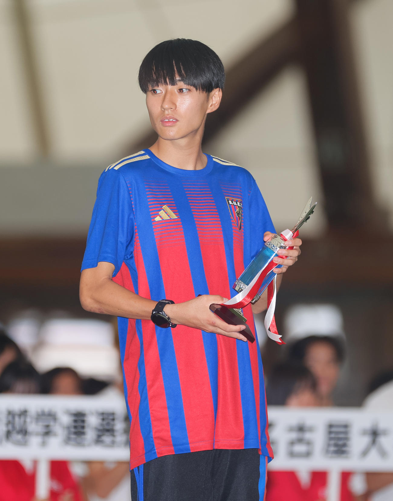 第36回出雲全日本大学選抜駅伝で2区の区間賞に輝いた創価大・吉田響（2024年10月14日撮影）