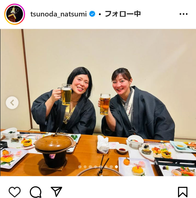 角田夏実のインスタグラムから