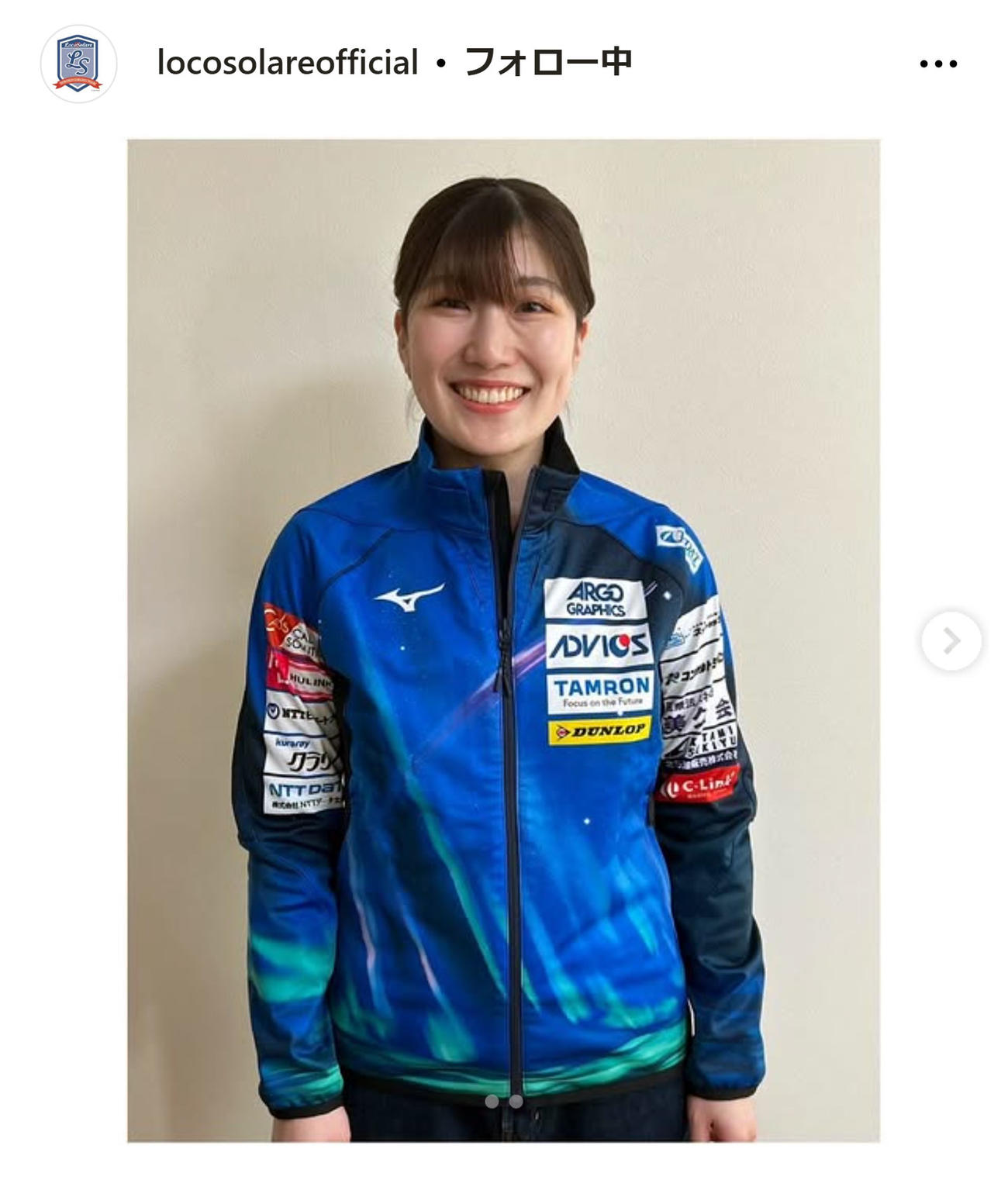 「ロコ・ソラーレ」公式インスタグラムから