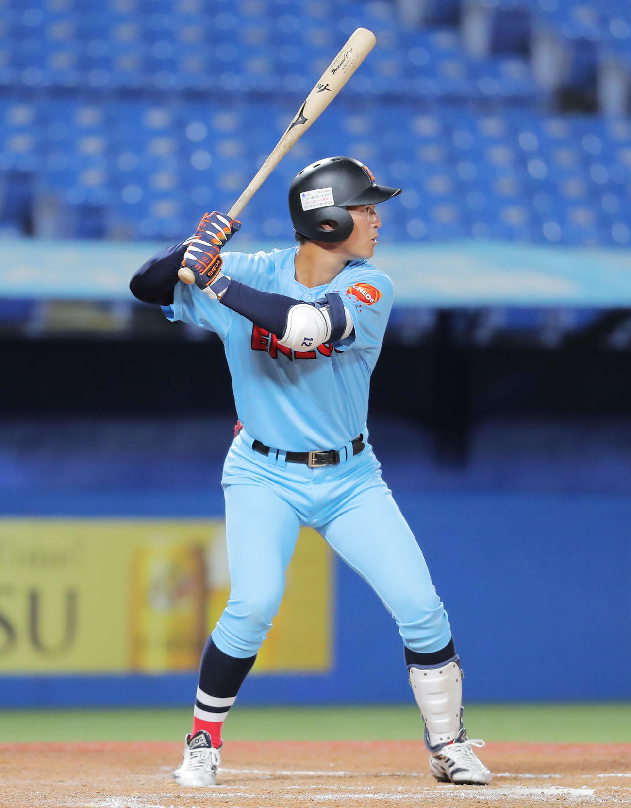 ENEOS選手時代の榎本和輝さん（2021年11月撮影）