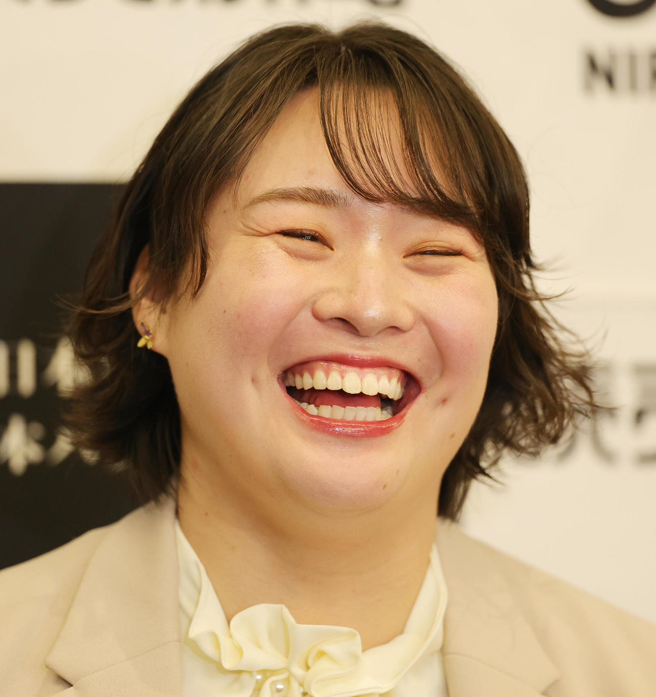 日本スポーツ賞の大賞を受賞した陸上やり投げの北口（撮影・野上伸悟）