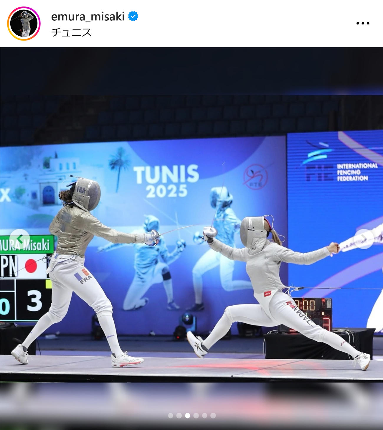 江村美咲のインスタグラムから
