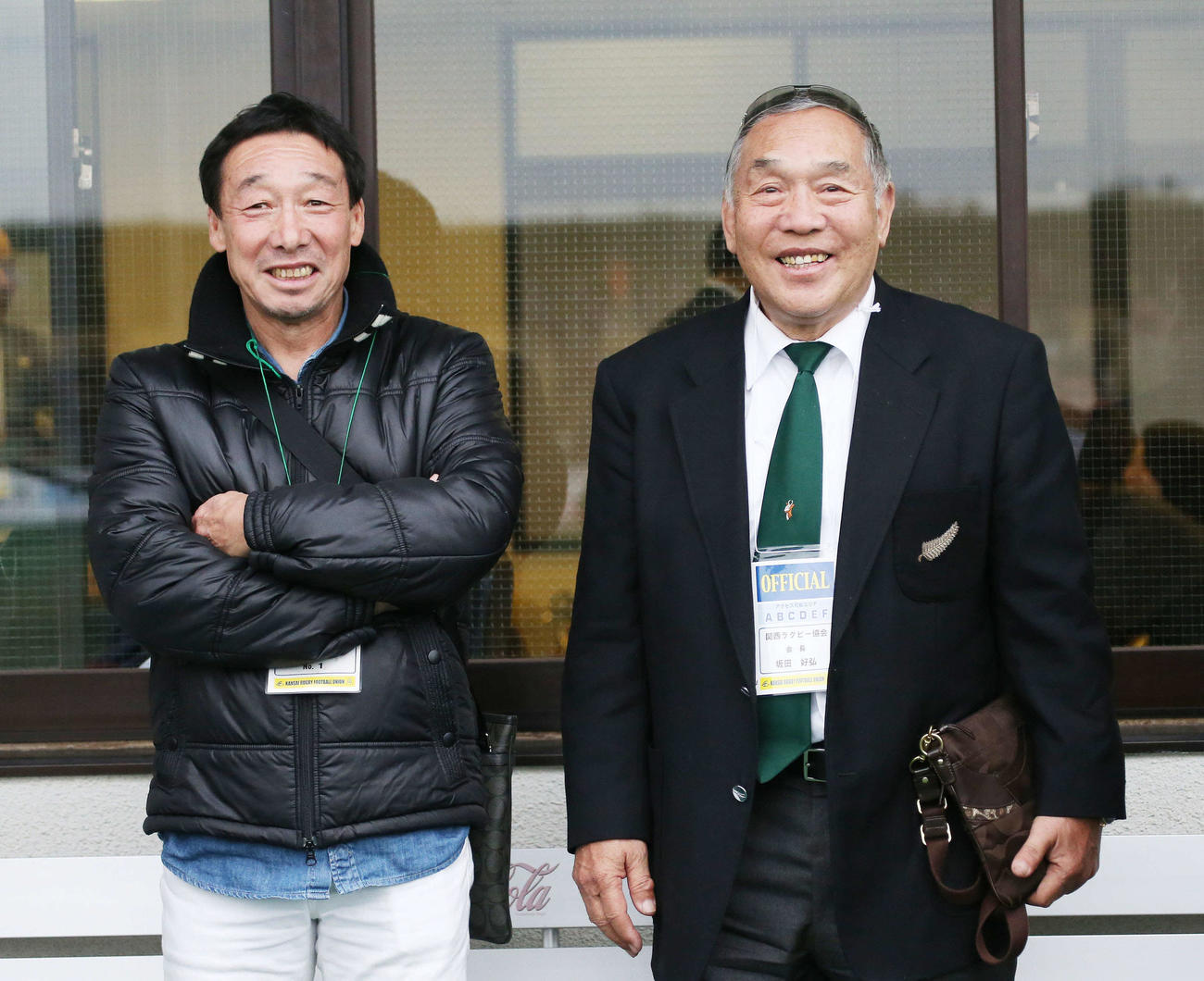 萩本光威氏（左）