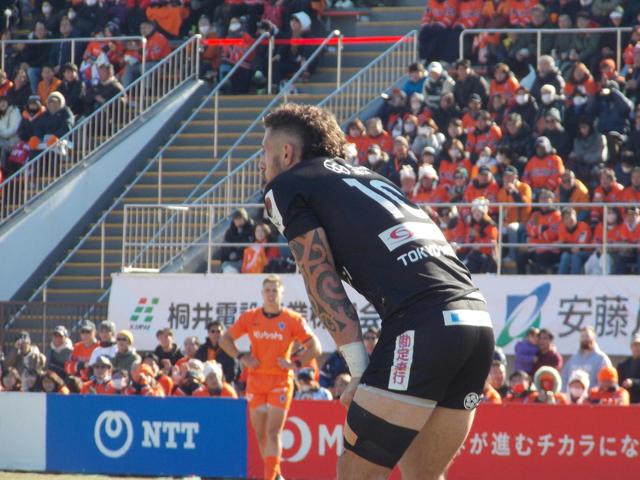 東京ベイ戦にSOで先発したBR東京のTJ・ペレナラ（撮影・松本航）