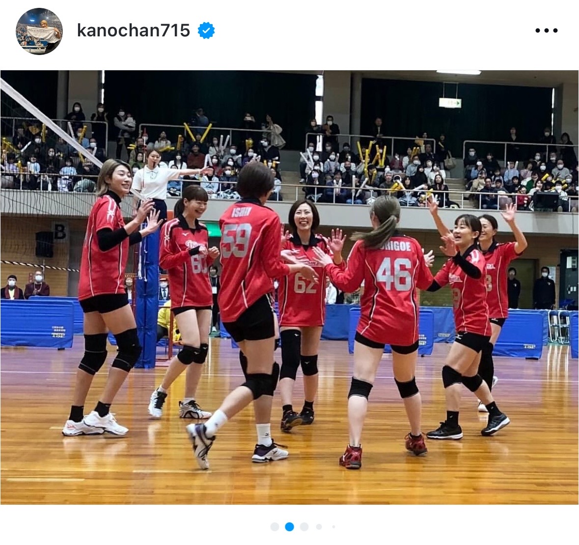 狩野舞子のインスタグラムから