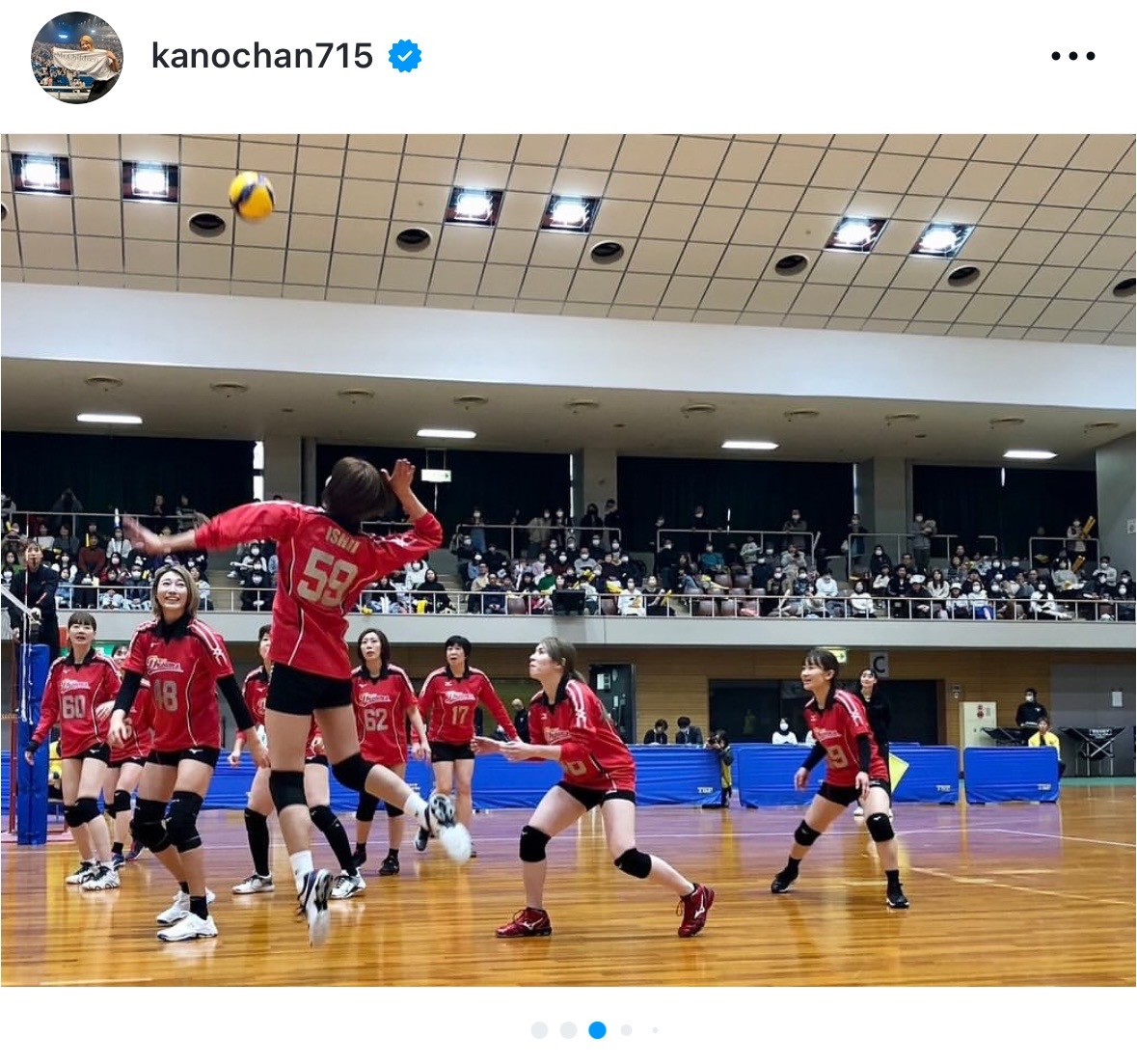 狩野舞子のインスタグラムから