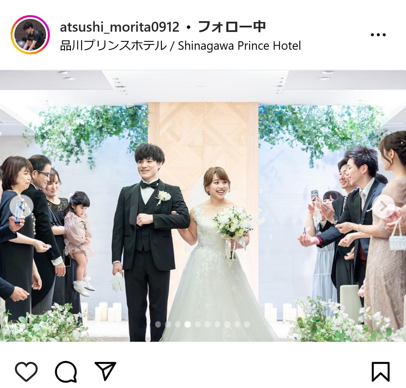 森田敦士さんのインスタグラムから