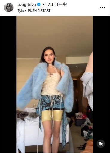 アリーナ・ザギトワのインスタグラムから