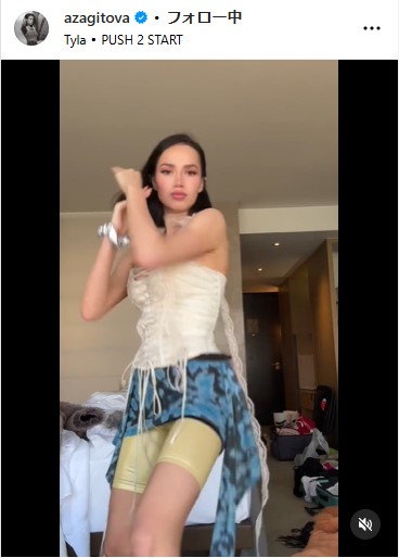 アリーナ・ザギトワのインスタグラムから